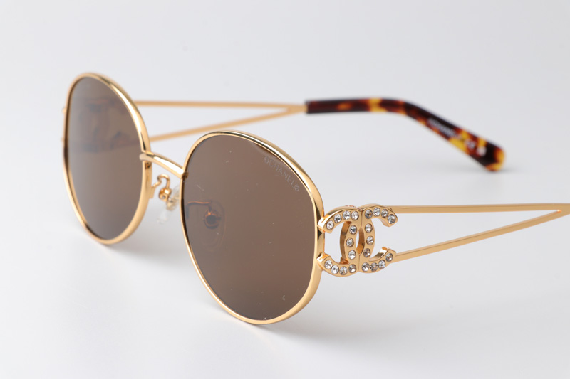 CH6991 Sunglasses Gold Brown