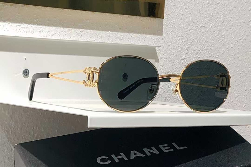 CH6991 Sunglasses Gold Gray