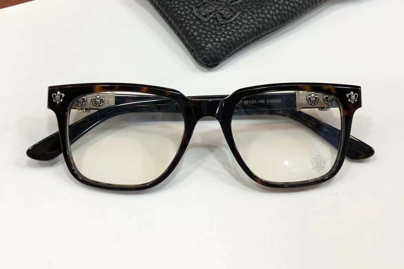 CH8002 Eyeglasses Tortoise Silver