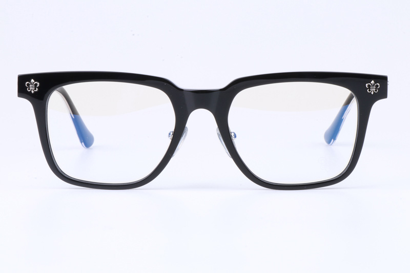 CH8138 Eyeglasses Black Silver