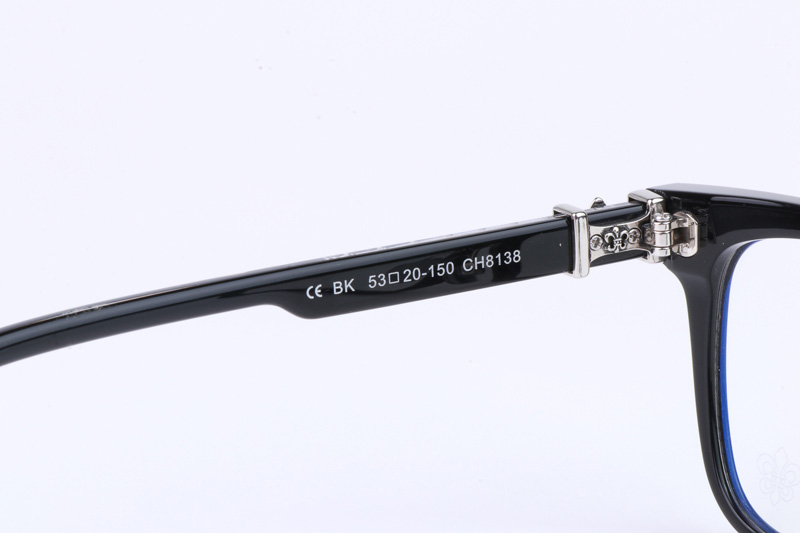 CH8138 Eyeglasses Black Silver