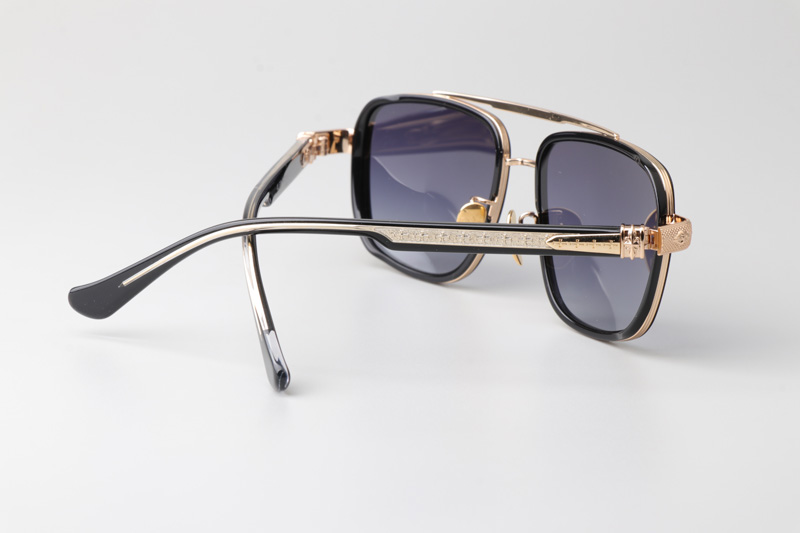 CH8194 Sunglasses Black Gold Gradient Blue