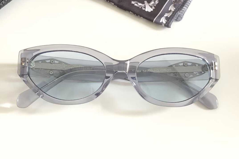CH8295 Sunglasses Transparent Light Blue