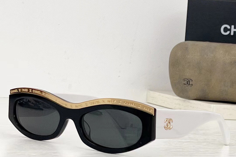 CH9112 Sunglasses In Black White