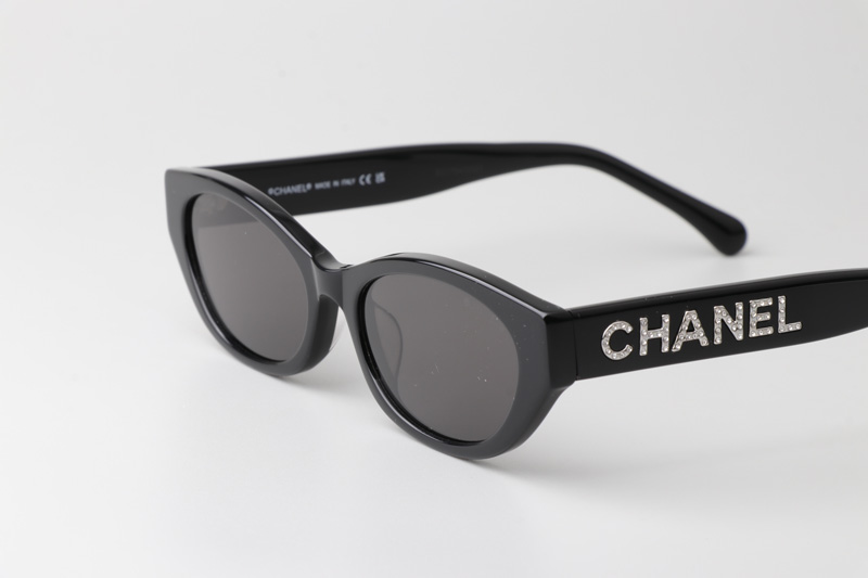 CH9134B Sunglasses Black Gray