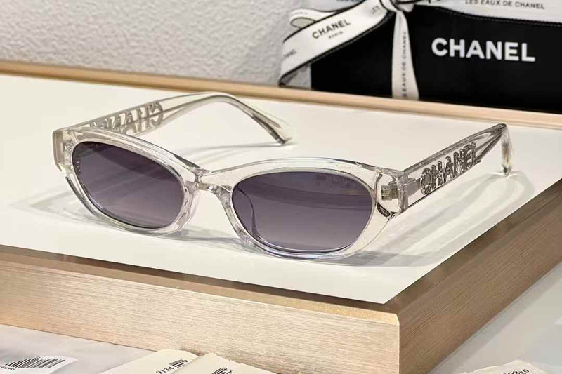 CH9134B Sunglasses Transparent Gradient Gray