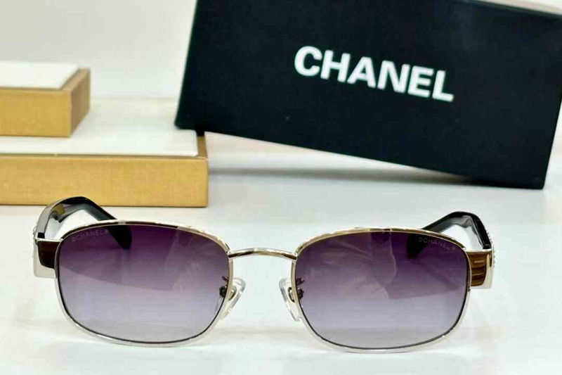 CH9136B Sunglasses Silver Gradient Gray
