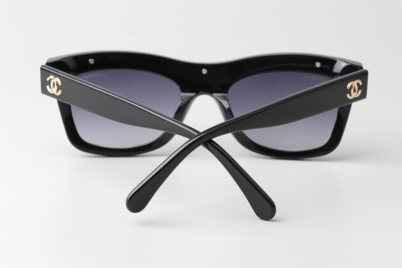 CH9143 Sunglasses Black Gradient Gray