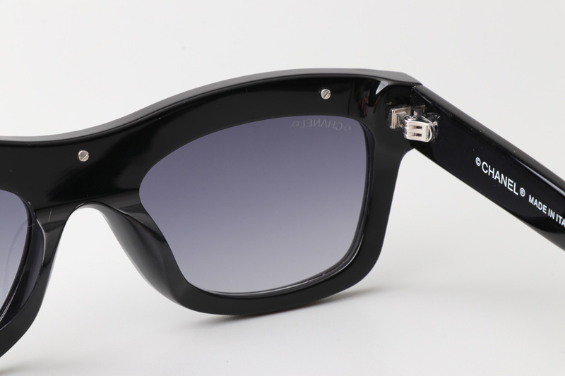 CH9143 Sunglasses Black Gradient Gray