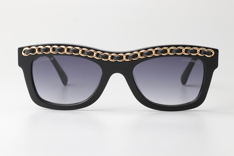 CH9143 Sunglasses Black Gradient Gray