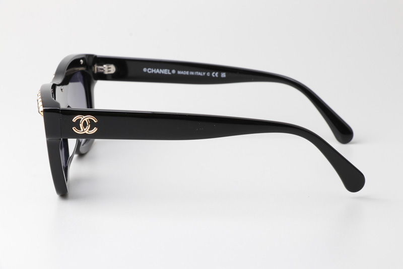 CH9143 Sunglasses Black Gradient Gray