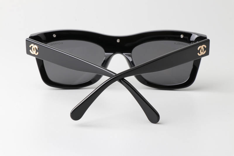 CH9143 Sunglasses Black Gray