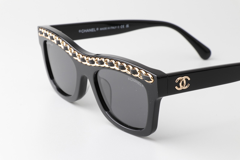 CH9143 Sunglasses Black Gray