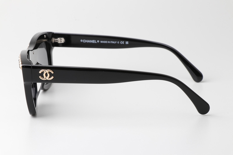 CH9143 Sunglasses Black Gray