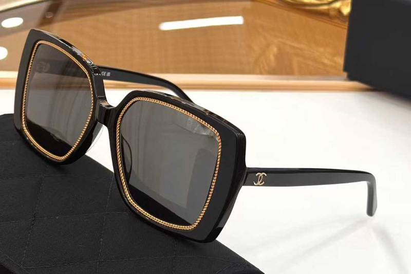 CH9157 Sunglasses Black Gray