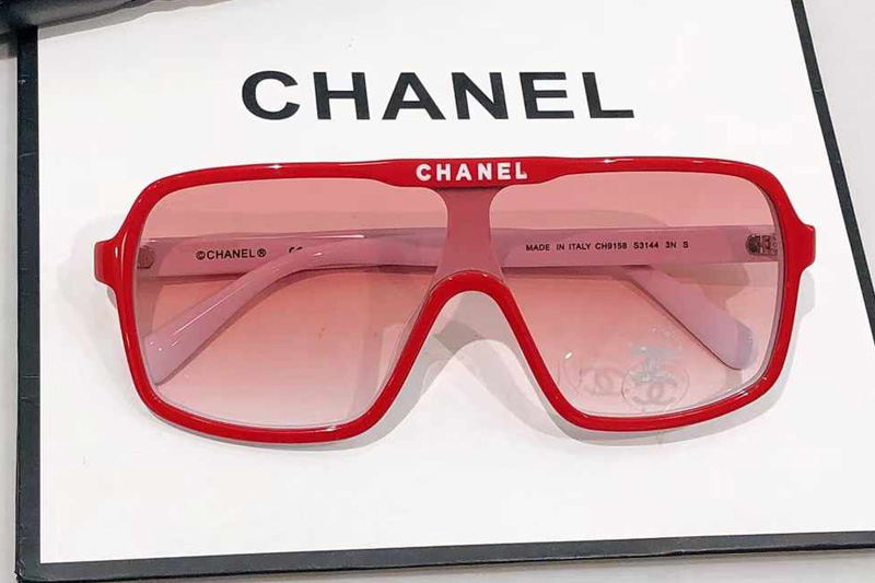 CH9158 Sunglasses Red Gradient Red