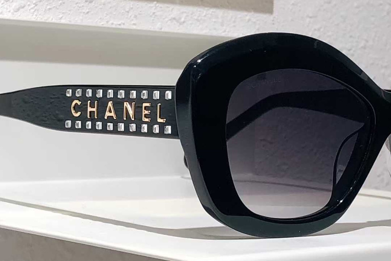 CH9161B Sunglasses Black Gradient Gray