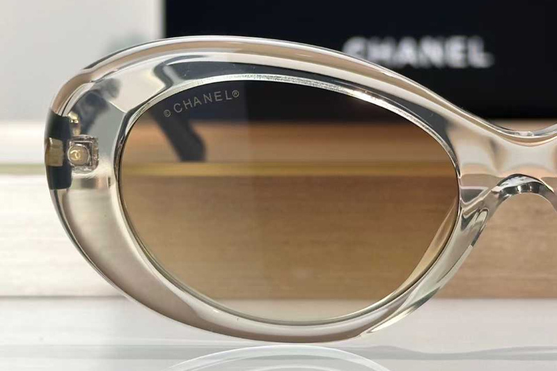 CH9178 Sunglasses Transparent Black Gradient Brown