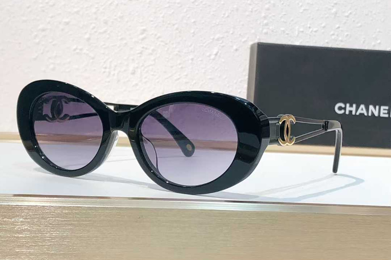 CH9179 Sunglasses Black Gradient Gray