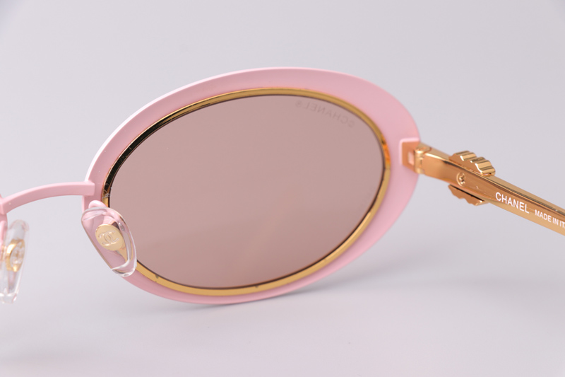CH9578B Sunglasses Pink Gold Brown