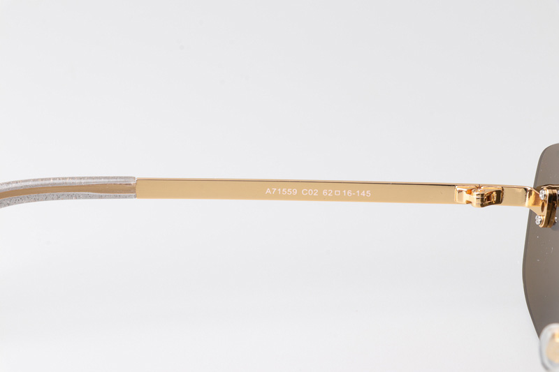 CHA71559 Sunglasses Gold Brown