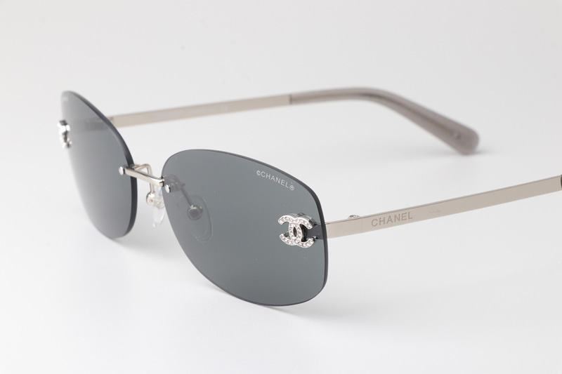 CHA71559 Sunglasses Silver Gray