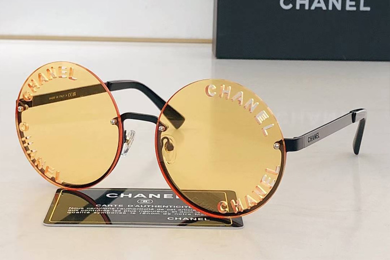 CHA95085 Sunglasses Black Yellow