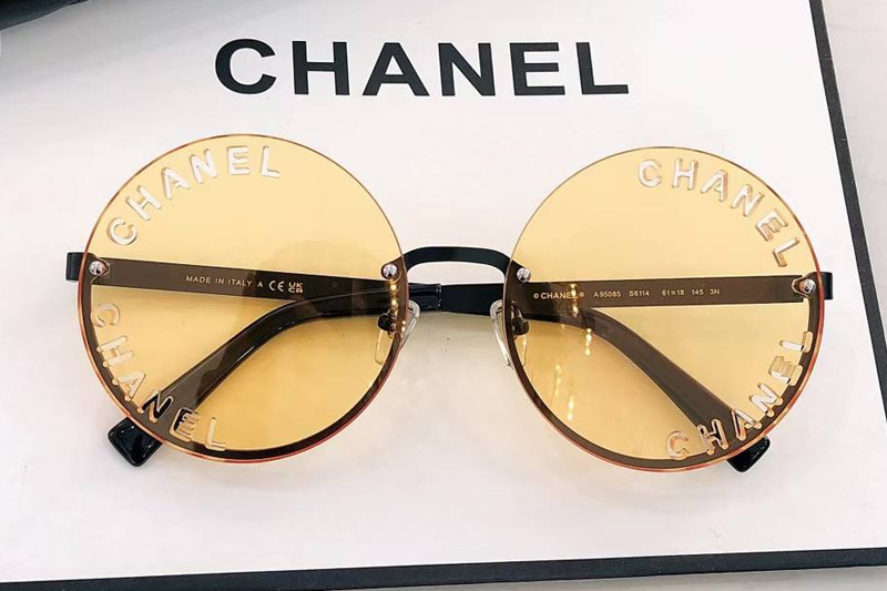 CHA95085 Sunglasses Black Yellow