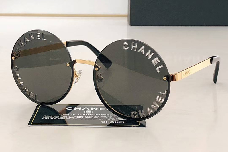 CHA95085 Sunglasses Gold Gray