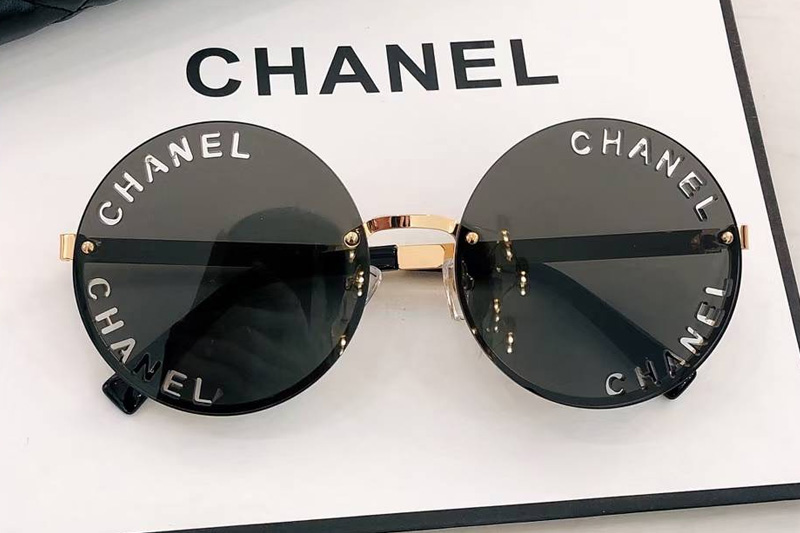 CHA95085 Sunglasses Gold Gray