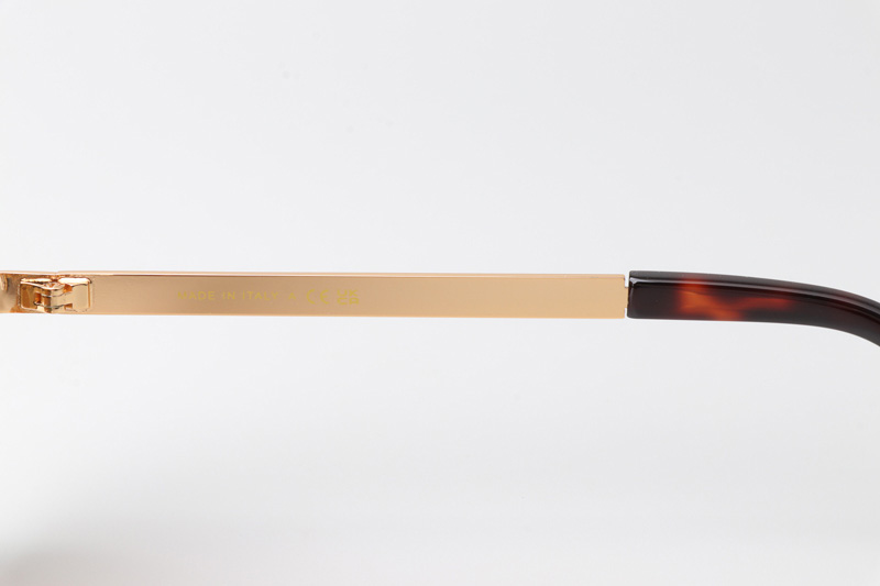 CHA95086 Sunglasses Gold Brown