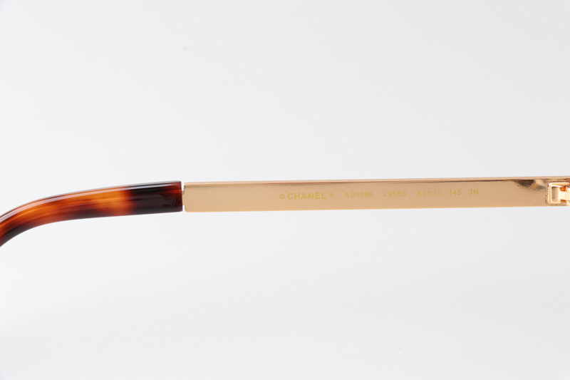 CHA95086 Sunglasses Gold Brown