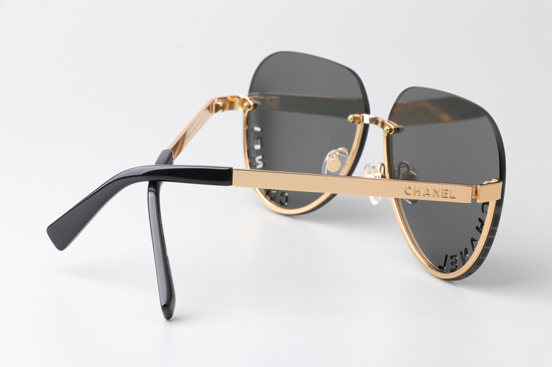 CHA95086 Sunglasses Gold Gray