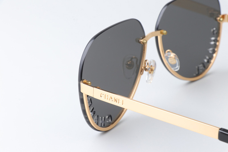 CHA95086 Sunglasses Gold Gray