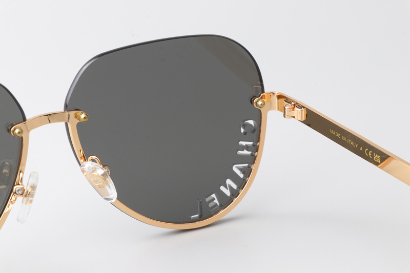 CHA95086 Sunglasses Gold Gray