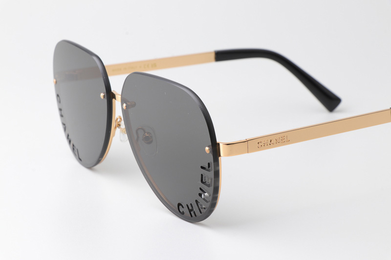 CHA95086 Sunglasses Gold Gray