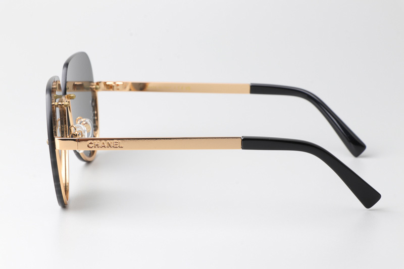 CHA95086 Sunglasses Gold Gray