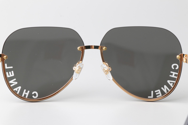 CHA95086 Sunglasses Gold Gray