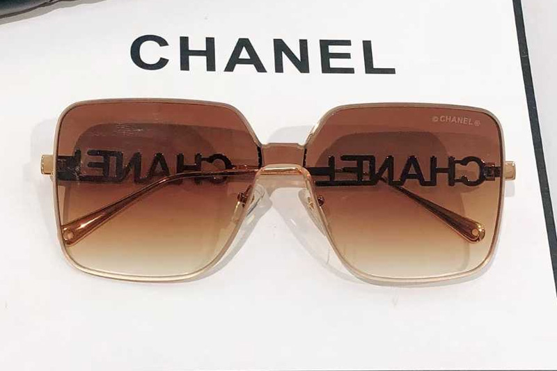 CHX95070 Sunglasses Gold Gradient Brown