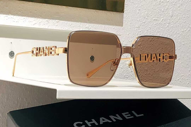 CHX95070 Sunglasses Gold Light Brown