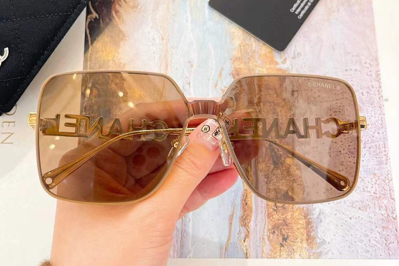 CHX95070 Sunglasses Gold Light Brown