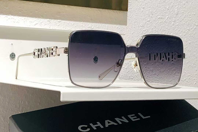 CHX95070 Sunglasses Silver Gradient Gray