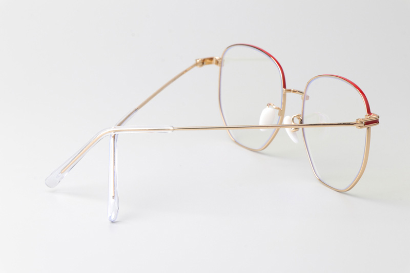 CL195001 Eyeglasses Red Gold