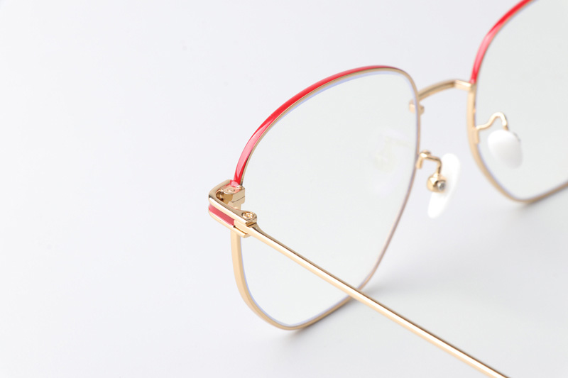 CL195001 Eyeglasses Red Gold