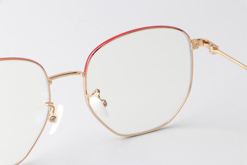 CL195001 Eyeglasses Red Gold