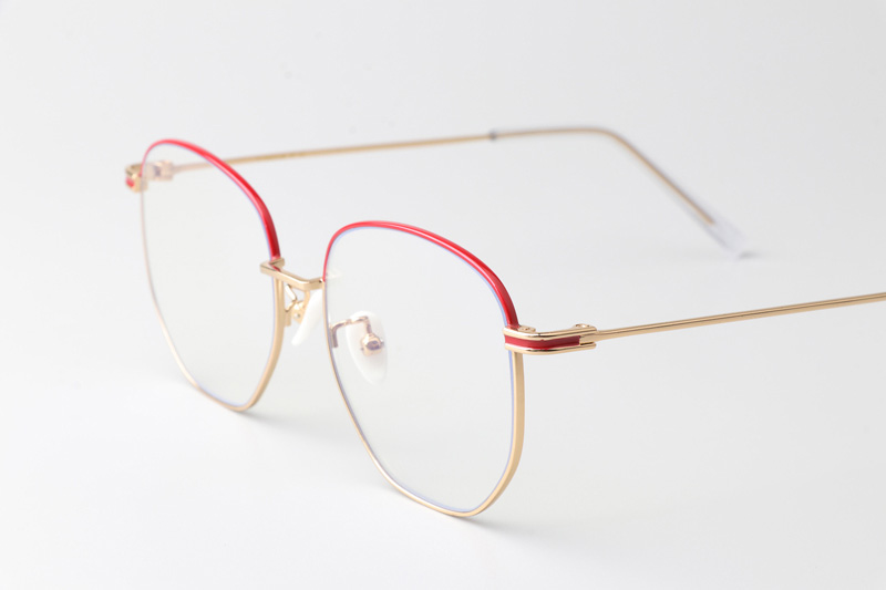 CL195001 Eyeglasses Red Gold