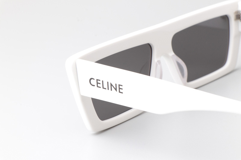 CL40214U Sunglasses White Gray