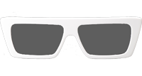 CL40214U Sunglasses White Gray