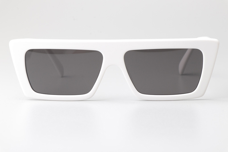 CL40214U Sunglasses White Gray