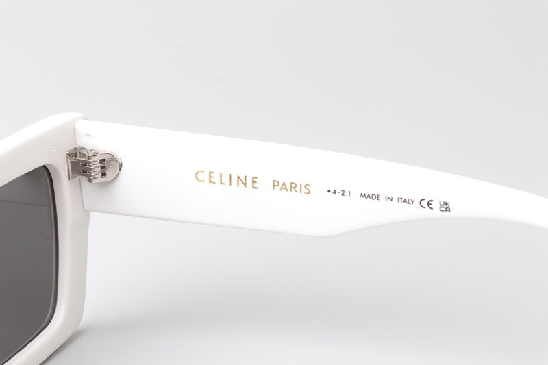 CL40214U Sunglasses White Gray